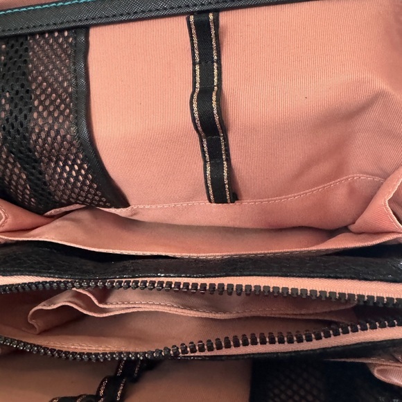 Rare Henry Charles Celest Black Clutch Cosmetic Bag‎ - Picture 8 of 17